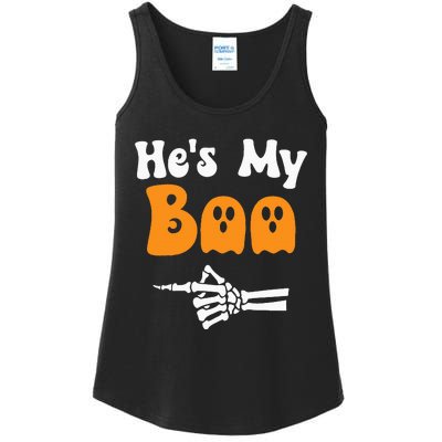 HeS My Boo Matching Halloween Pajama Couples HeS My Boo Ladies Essential Tank