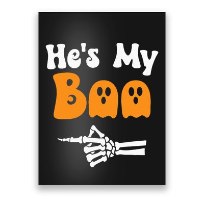 HeS My Boo Matching Halloween Pajama Couples HeS My Boo Poster