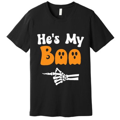 HeS My Boo Matching Halloween Pajama Couples HeS My Boo Premium T-Shirt