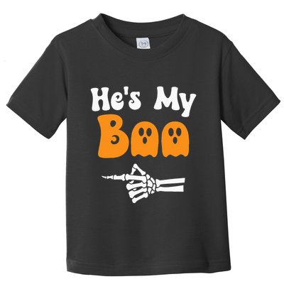 HeS My Boo Matching Halloween Pajama Couples HeS My Boo Toddler T-Shirt