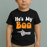 HeS My Boo Matching Halloween Pajama Couples HeS My Boo Toddler T-Shirt