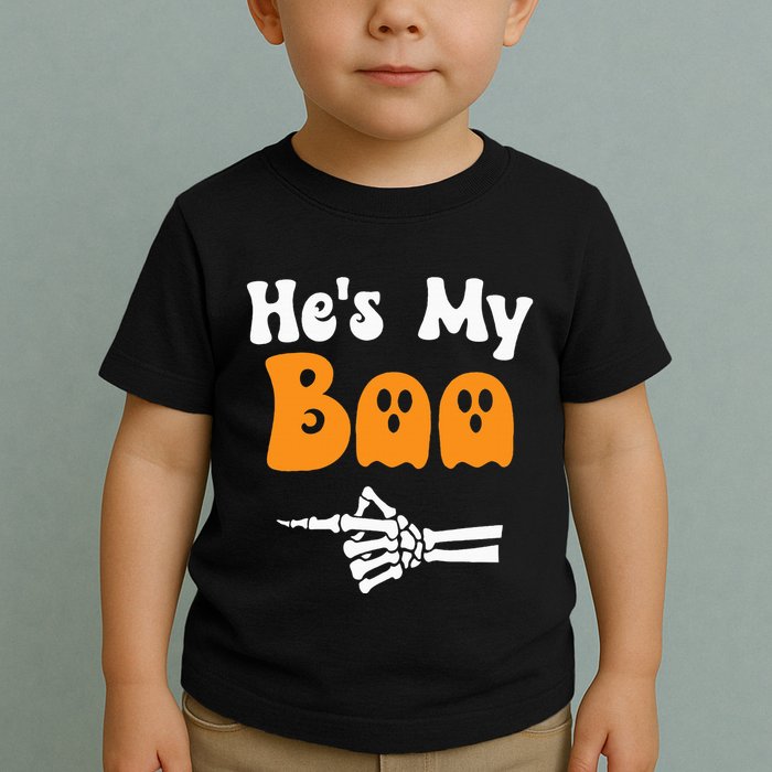 HeS My Boo Matching Halloween Pajama Couples HeS My Boo Toddler T-Shirt