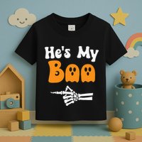 HeS My Boo Matching Halloween Pajama Couples HeS My Boo Toddler T-Shirt