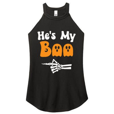 HeS My Boo Matching Halloween Pajama Couples HeS My Boo Women's Perfect Tri Rocker Tank