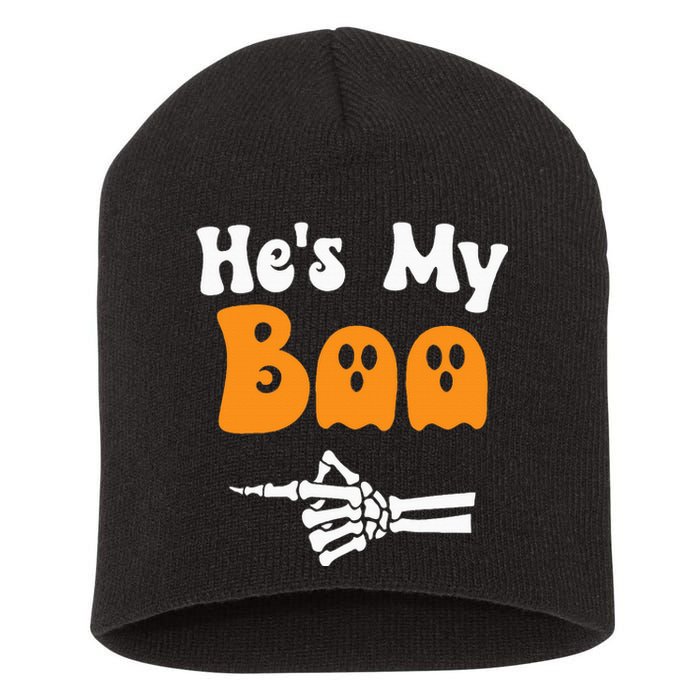 HeS My Boo Matching Halloween Pajama Couples HeS My Boo Short Acrylic Beanie