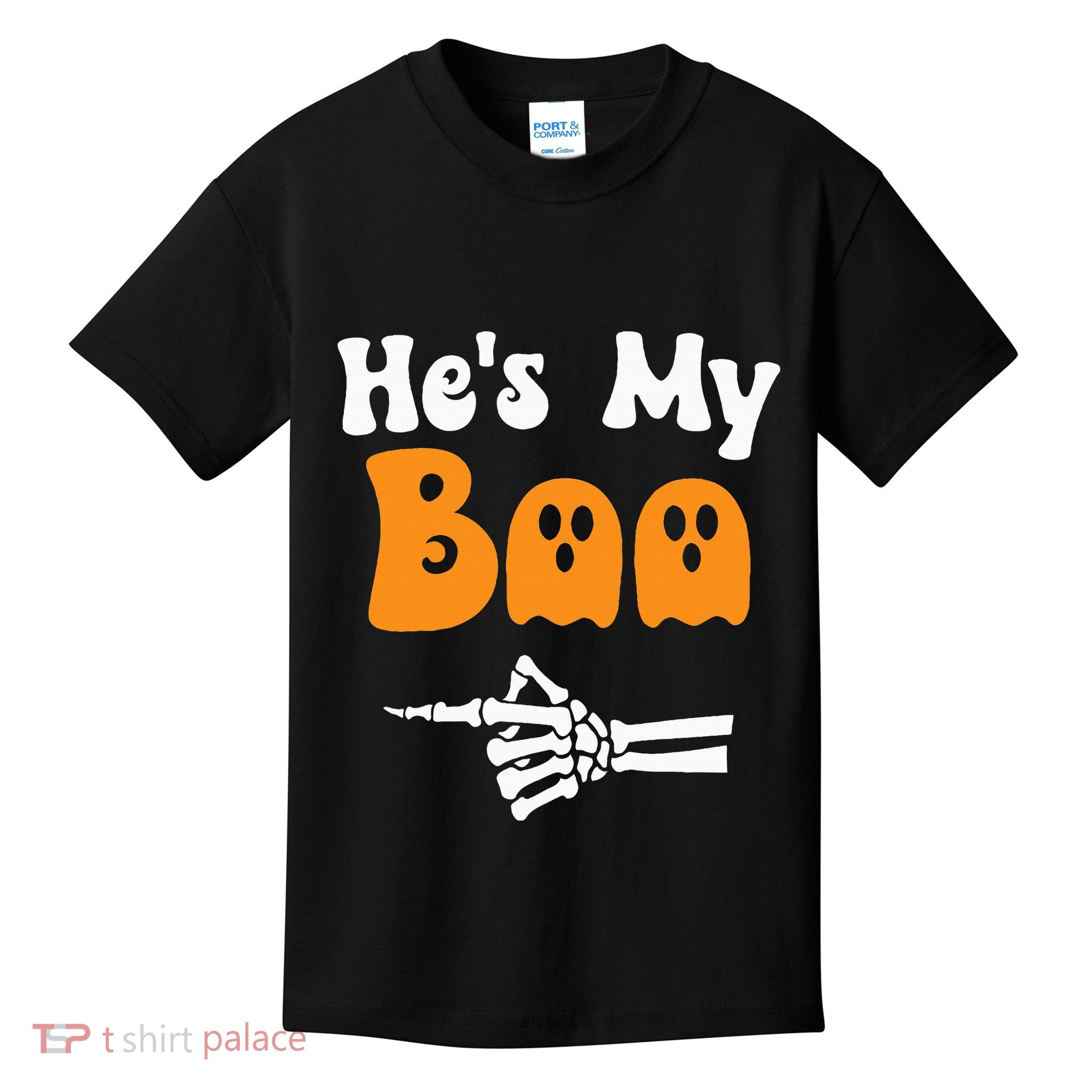 HeS My Boo Matching Halloween Pajama Couples HeS My Boo Kids T-Shirt
