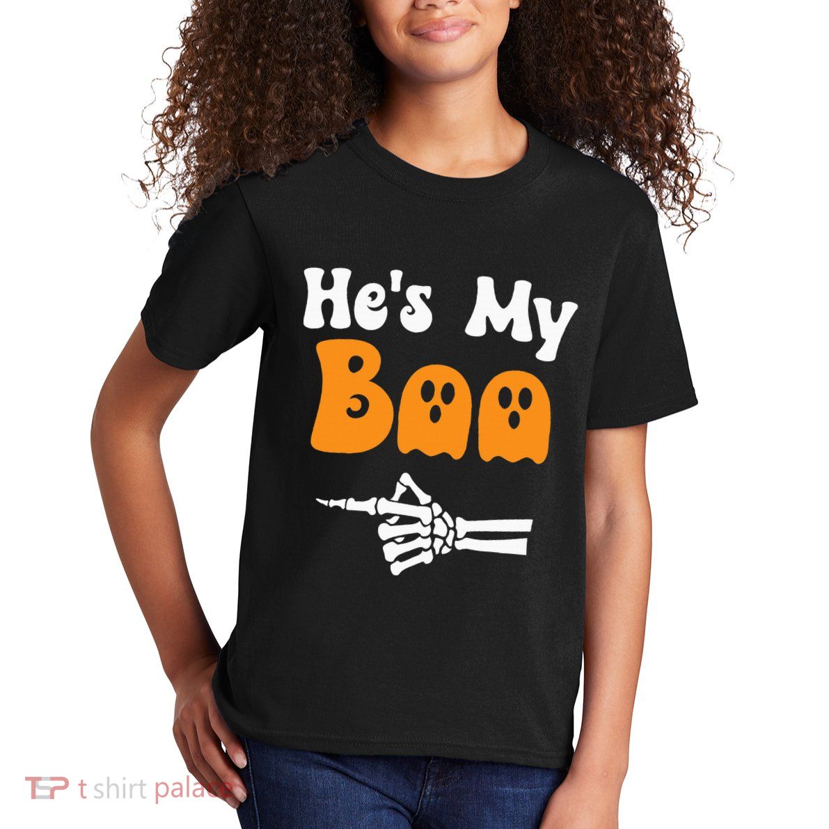 HeS My Boo Matching Halloween Pajama Couples HeS My Boo Kids T-Shirt