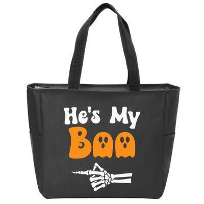 HeS My Boo Matching Halloween Pajama Couples HeS My Boo Zip Tote Bag