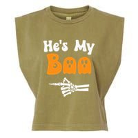 HeS My Boo Matching Halloween Pajama Couples HeS My Boo Garment-Dyed Women's Muscle Tee