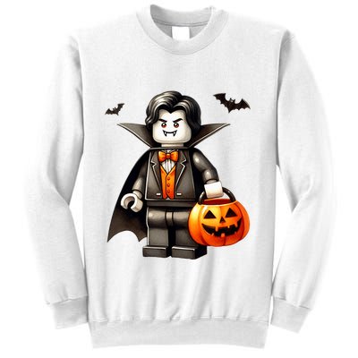 Halloween Master Builder Vampire Building Blocks Bricks Sweatshirt