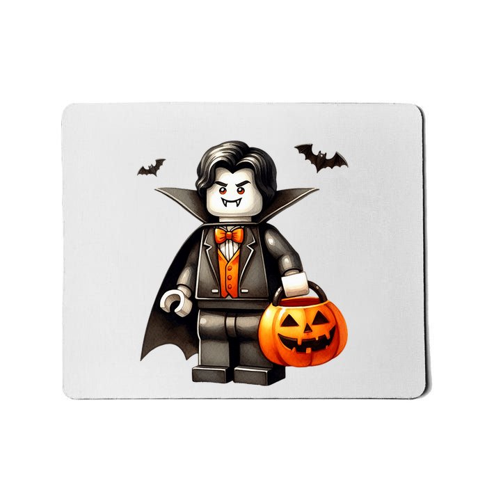 Halloween Master Builder Vampire Building Blocks Bricks Mousepad