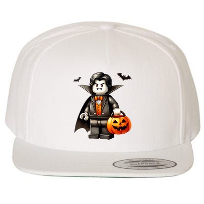 Halloween Master Builder Vampire Building Blocks Bricks Wool Snapback Cap