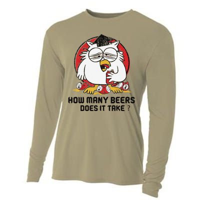 How Many Beers Does It Take Cooling Performance Long Sleeve Crew