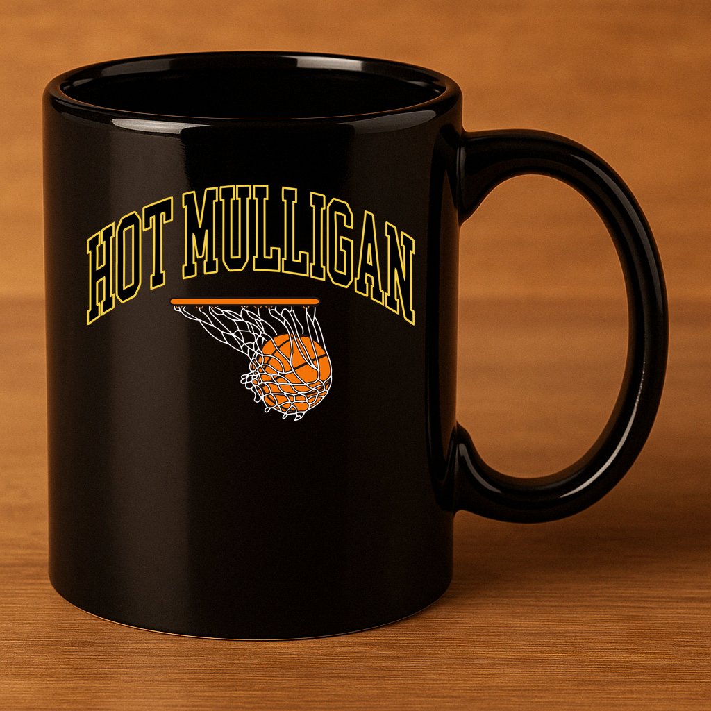 Hot Mulligan Basketball 11oz C Handle Ceramic Mug