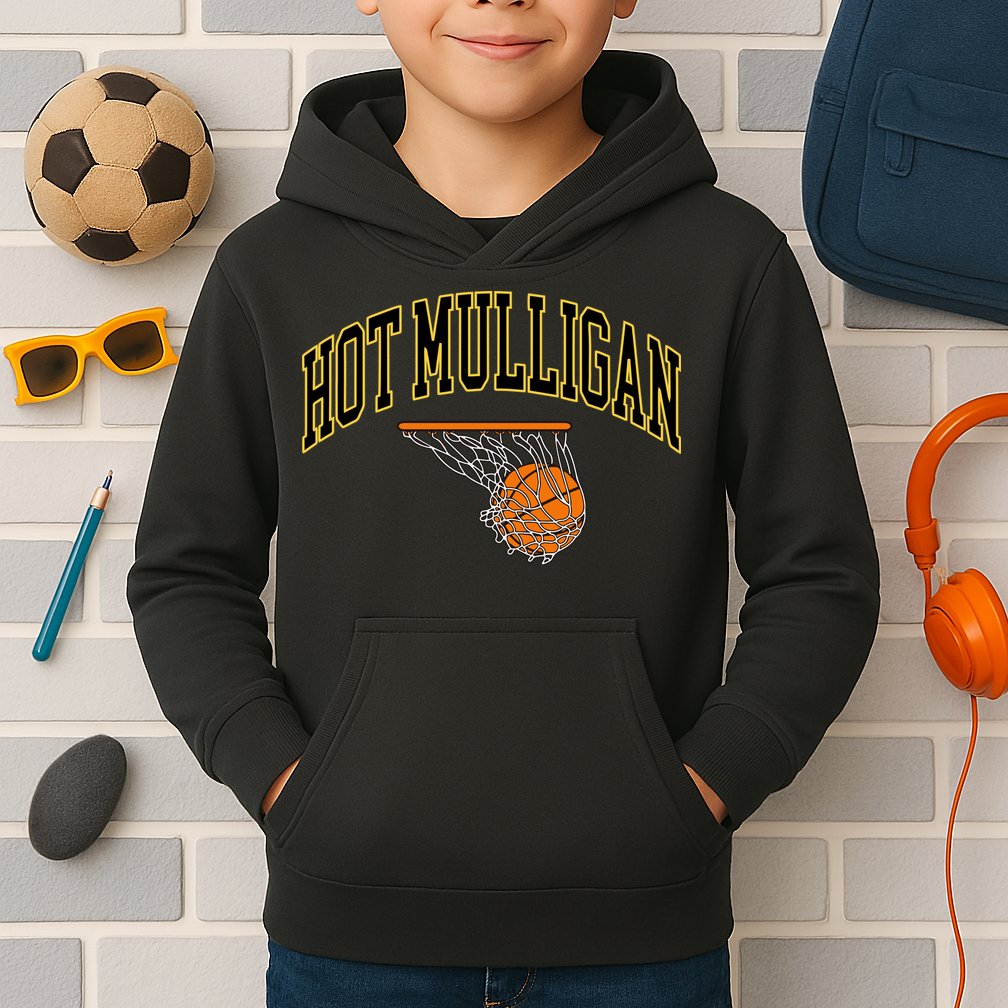 Hot Mulligan Basketball Kids Hoodie