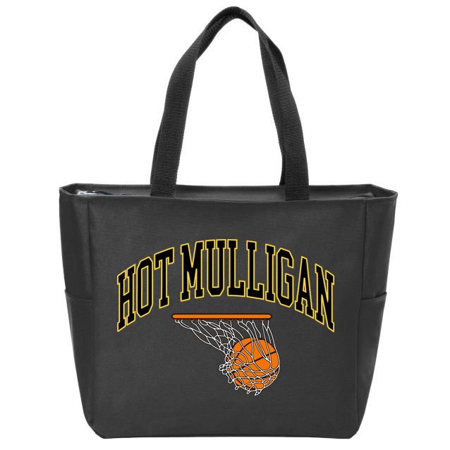 Hot Mulligan Basketball Zip Tote Bag