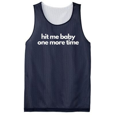 Hit Me Baby One More Time Mesh Reversible Basketball Jersey Tank