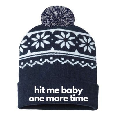 Hit Me Baby One More Time USA-Made Snowflake Beanie