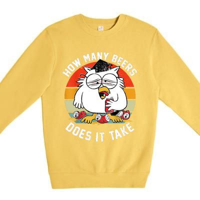 How Many Beers Does It Take Premium Crewneck Sweatshirt