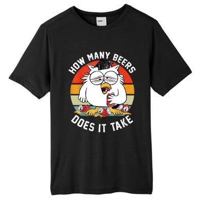 How Many Beers Does It Take Tall Fusion ChromaSoft Performance T-Shirt