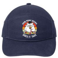 How Many Beers Does It Take 7-Panel Snapback Hat