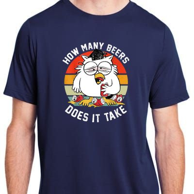 How Many Beers Does It Take Adult ChromaSoft Performance T-Shirt