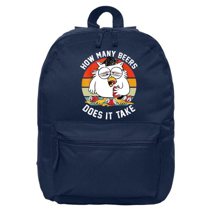 How Many Beers Does It Take 16 in Basic Backpack