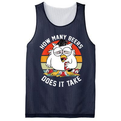 How Many Beers Does It Take Mesh Reversible Basketball Jersey Tank