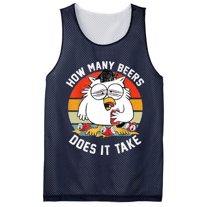 How Many Beers Does It Take Mesh Reversible Basketball Jersey Tank