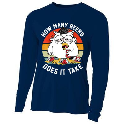 How Many Beers Does It Take Cooling Performance Long Sleeve Crew