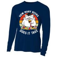 How Many Beers Does It Take Cooling Performance Long Sleeve Crew