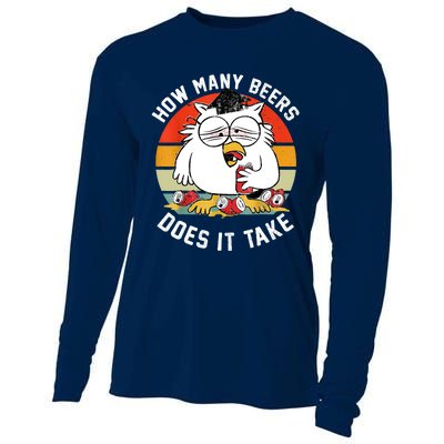 How Many Beers Does It Take Cooling Performance Long Sleeve Crew