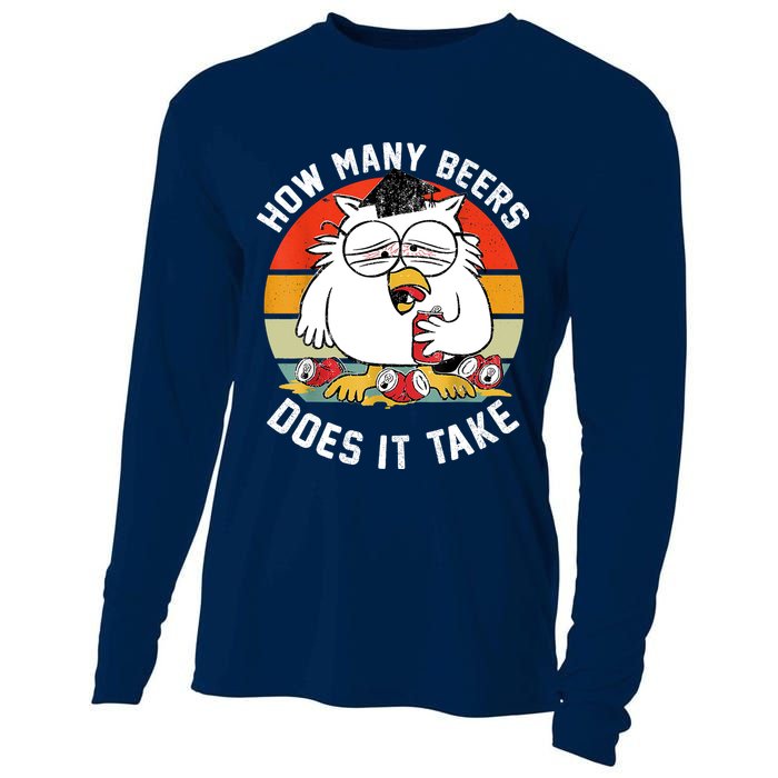 How Many Beers Does It Take Cooling Performance Long Sleeve Crew