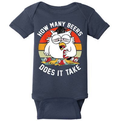 How Many Beers Does It Take Baby Bodysuit