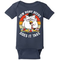 How Many Beers Does It Take Baby Bodysuit