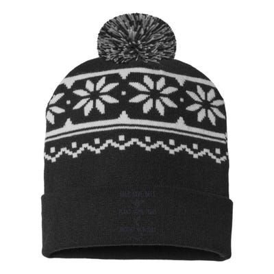 Help More Bees Plant More Trees Clean The Seas Trending USA-Made Snowflake Beanie