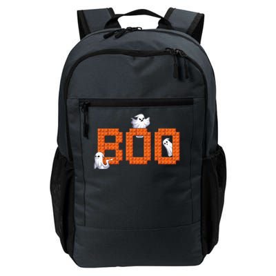 Halloween Master Builder Boo Ghost Building Blocks Bricks Daily Commute Backpack