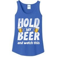 Hold My Beer And Watch This Funny Beer Ing Cool Gift Ladies Essential Tank