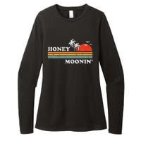 Honey Moonin Beach Honeymoon Vacation Womens CVC Long Sleeve Shirt