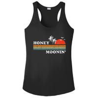 Honey Moonin Beach Honeymoon Vacation Ladies PosiCharge Competitor Racerback Tank