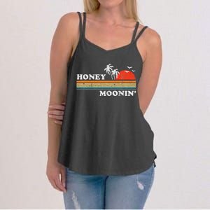 Honey Moonin Beach Honeymoon Vacation Women's Strappy Tank