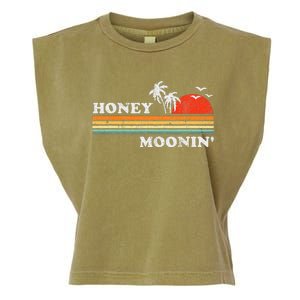 Honey Moonin Beach Honeymoon Vacation Garment-Dyed Women's Muscle Tee