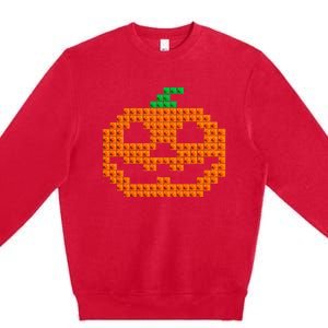 Halloween Master Builder Pumpkin Premium Crewneck Sweatshirt