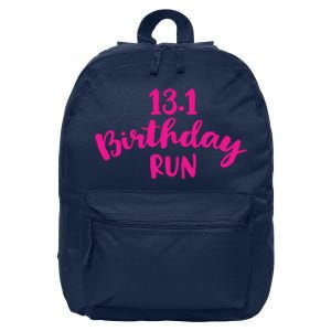 Half Marathon Birthday Runner Gift Running 16 in Basic Backpack