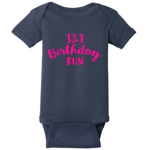 Half Marathon Birthday Runner Gift Running Baby Bodysuit