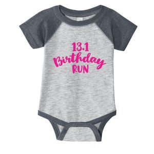 Half Marathon Birthday Runner Gift Running Infant Baby Jersey Bodysuit