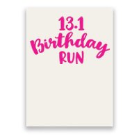 Half Marathon Birthday Runner Gift Running Poster