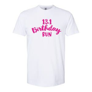 Half Marathon Birthday Runner Gift Running Softstyle® CVC T-Shirt