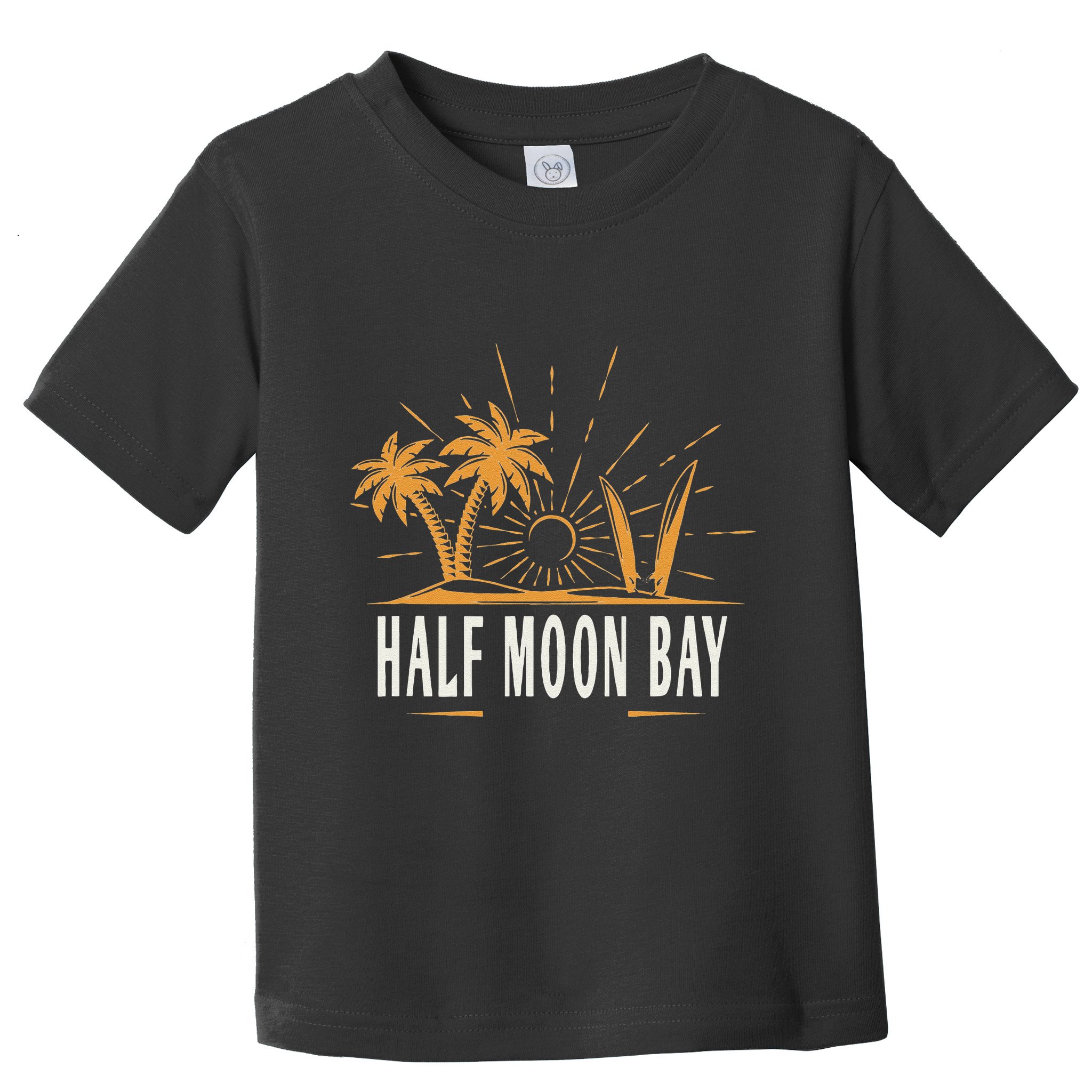 Half Moon Bay California Vintage Beach Toddler T-Shirt