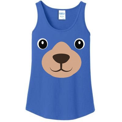 Halloween MAMA Bear Face Costume Bear Face Costume Ladies Essential Tank